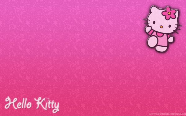 gambar hello kitty warna pink