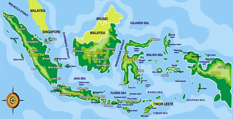 gambar peta di indonesia