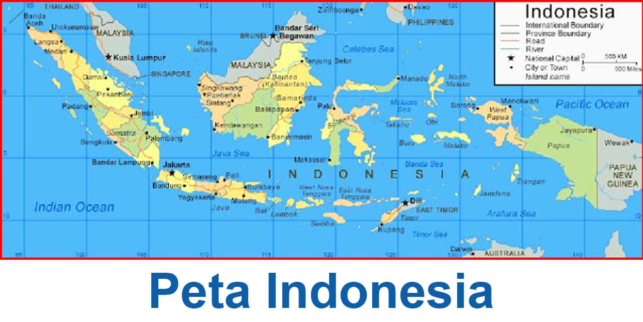 gambar peta indonesia lengkap