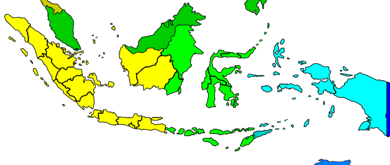 gambar peta indonesia polos