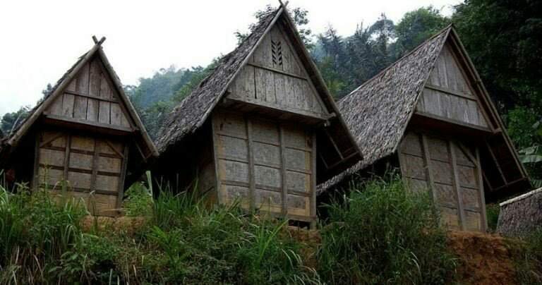 gambar rumah adat banten khas suku baduy