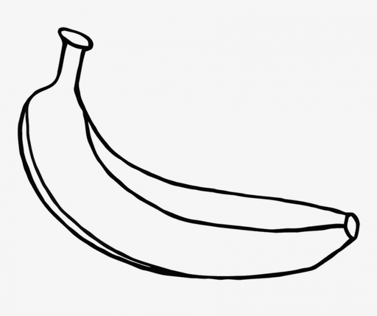 mewarnai gambar buah pisang