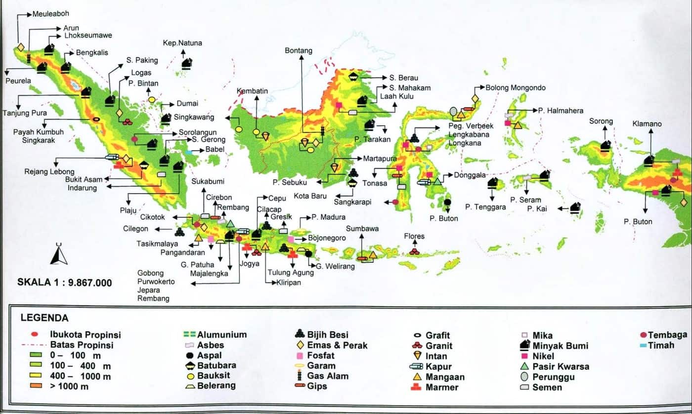 peta tambang indonesia