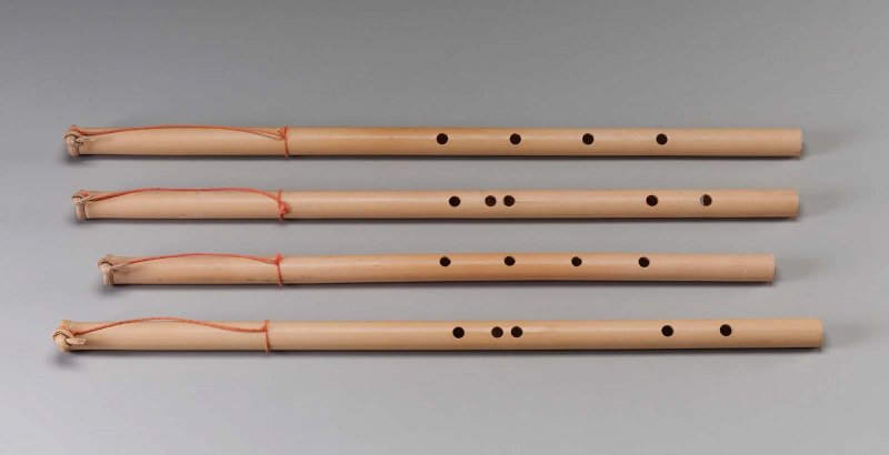 gambar alat musik tradisional suling bambu