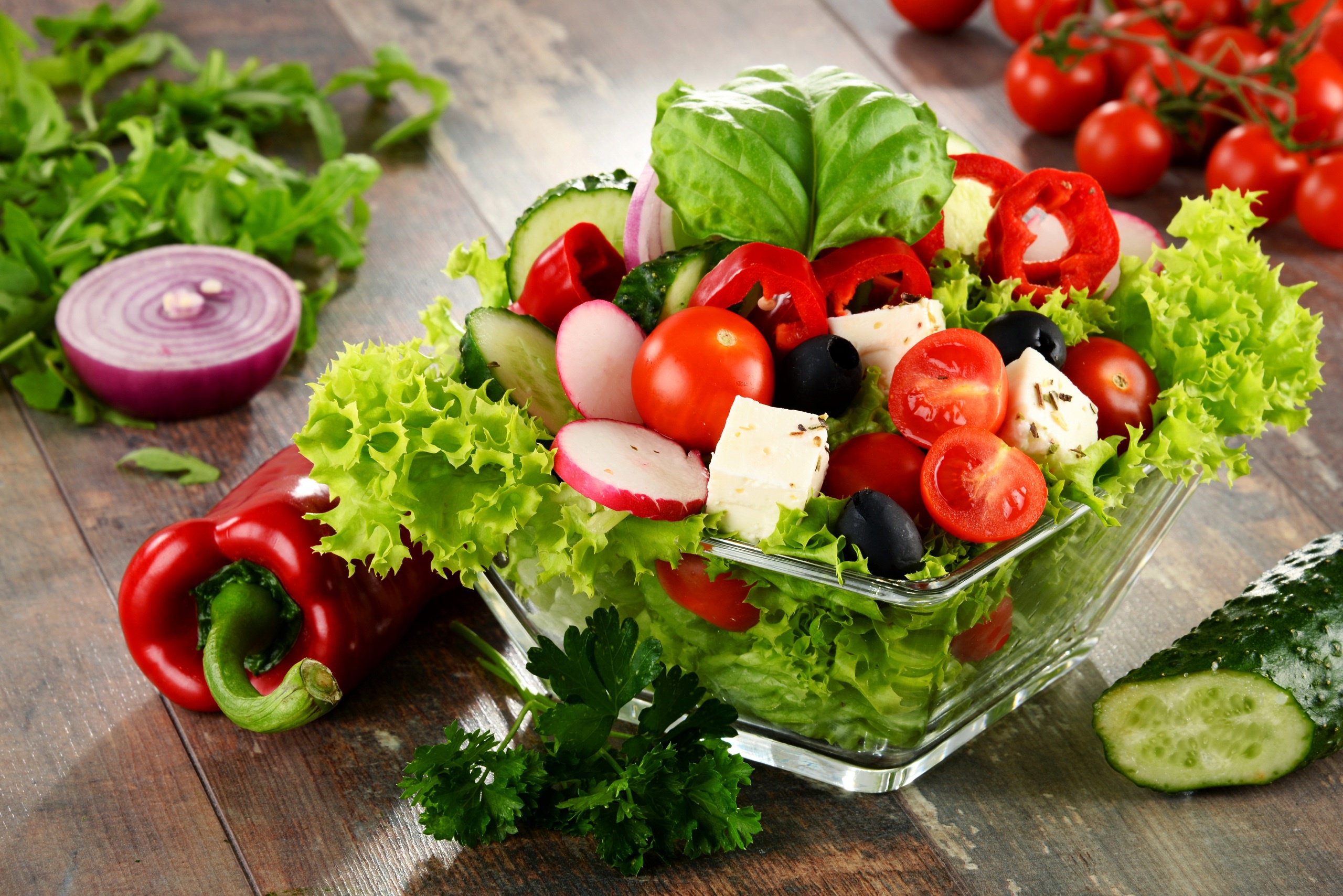 gambar sayuran salad