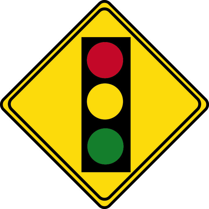 simbol rambu lalu lintas traffic light