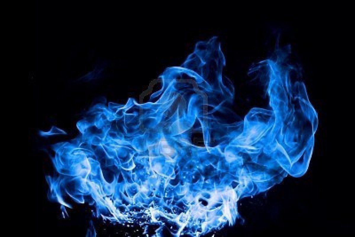 gambar api biru background