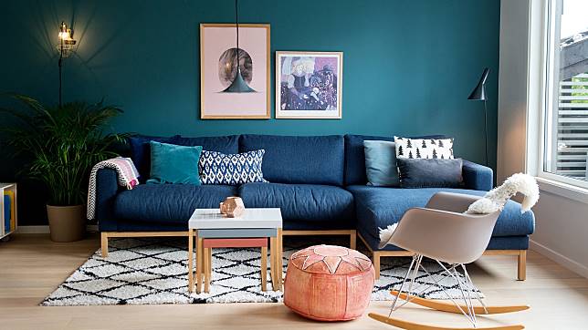 gambar rekomendasi warna cat interior rumah