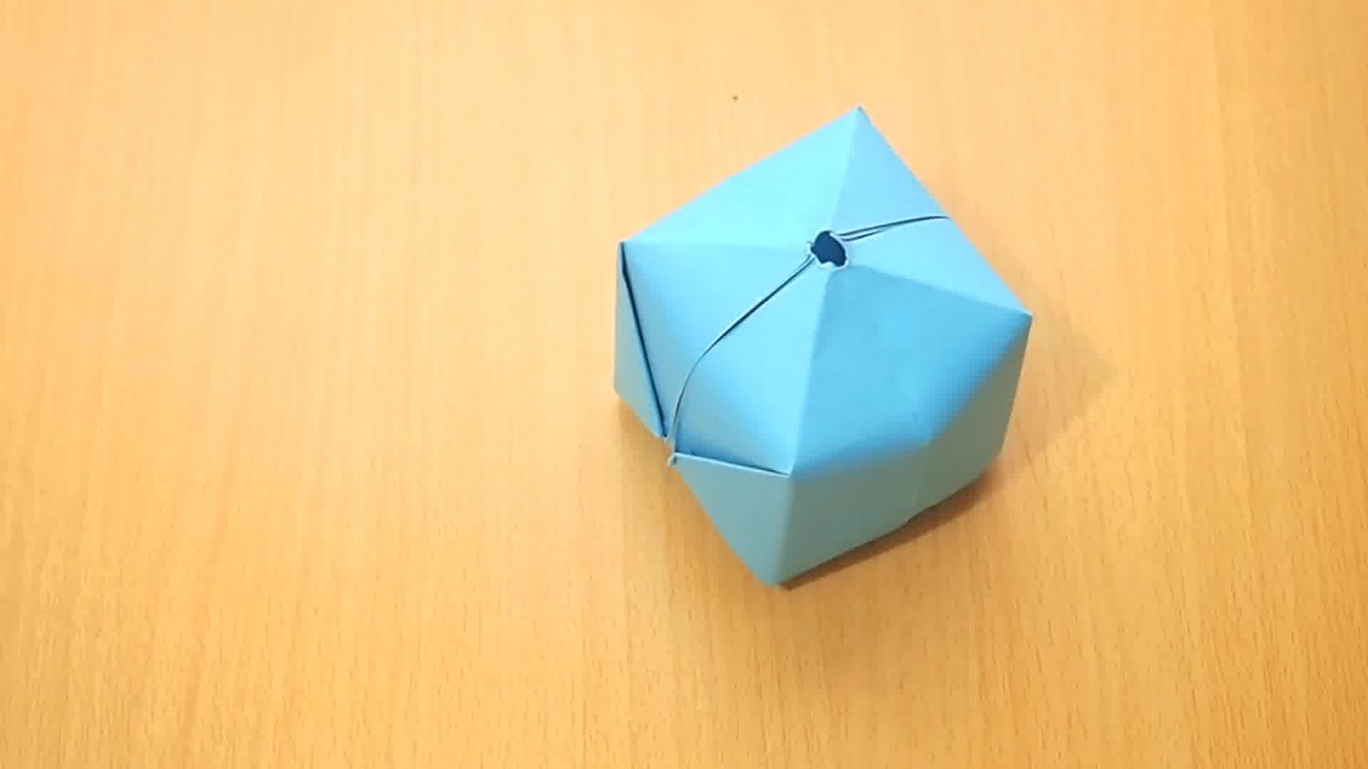 origami gambar bentuk balon dari kertas
