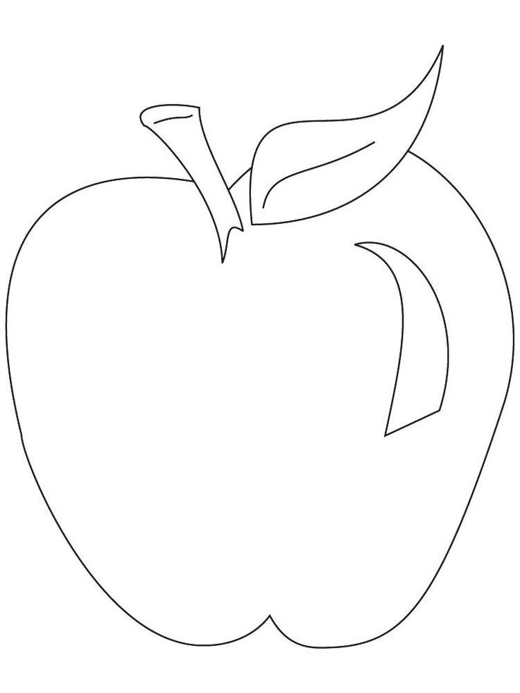 Gambar Sketsa Apel Baru