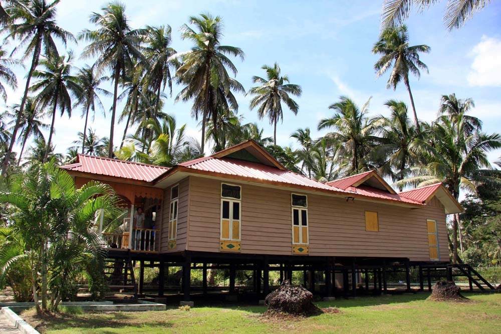 Rumah Melayu Atap Limas Potong Rumah Adat Riau