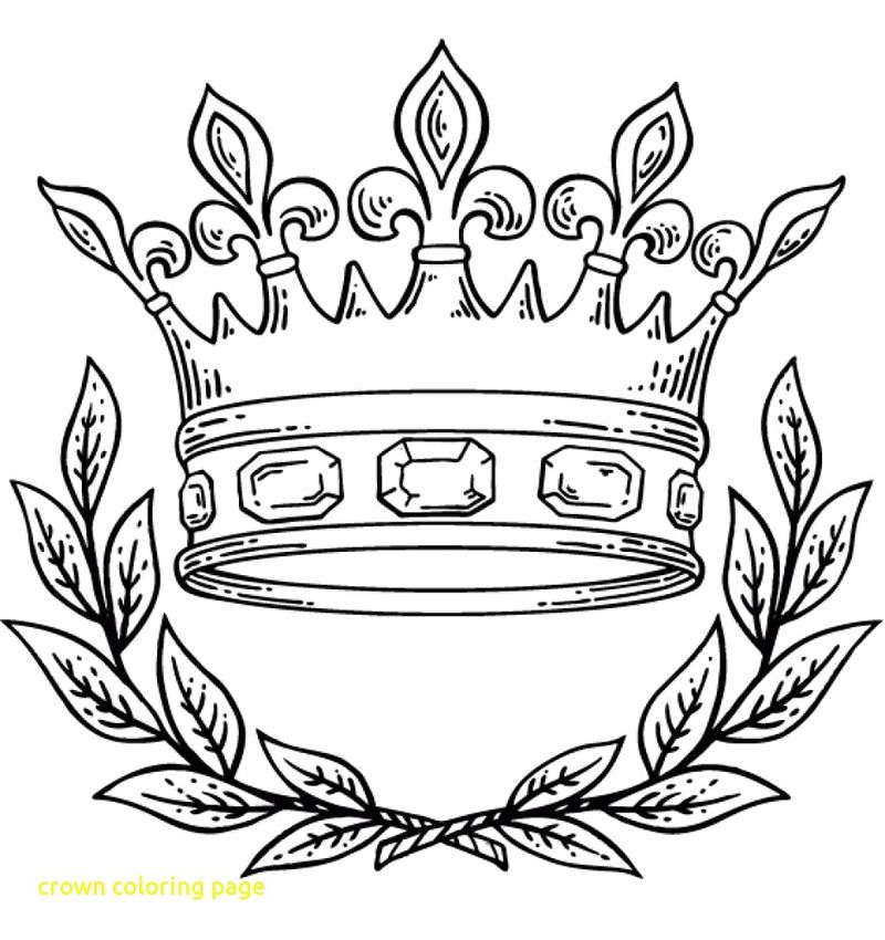 contoh gambar sketsa mahkota hd