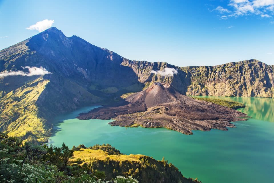 gambar alam indonesia gunung rinjani