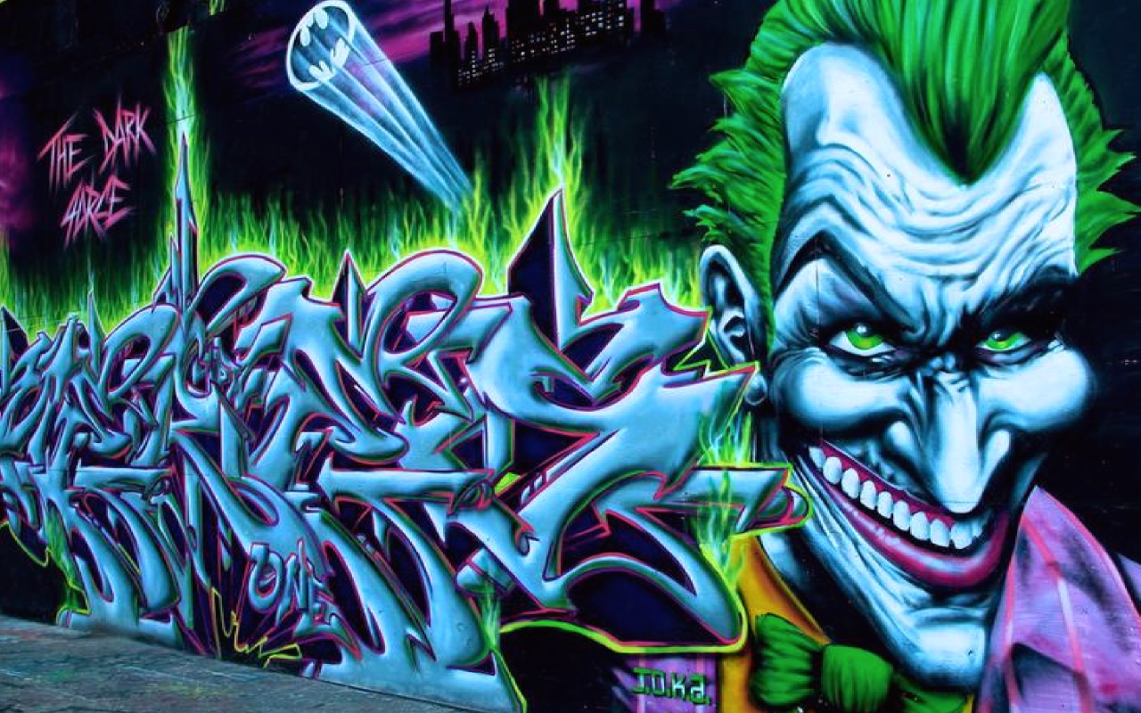 gambar grafiti joker