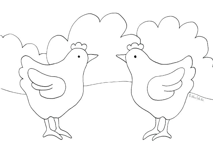gambar sketsa ayam hd