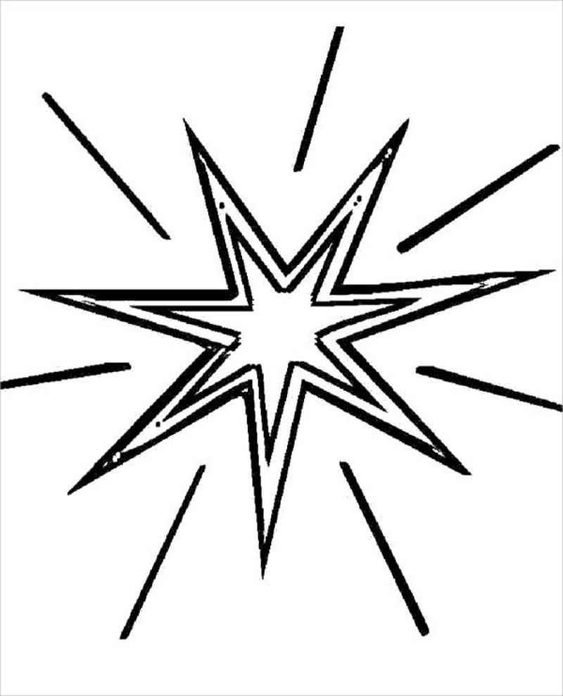 gambar sketsa bintang