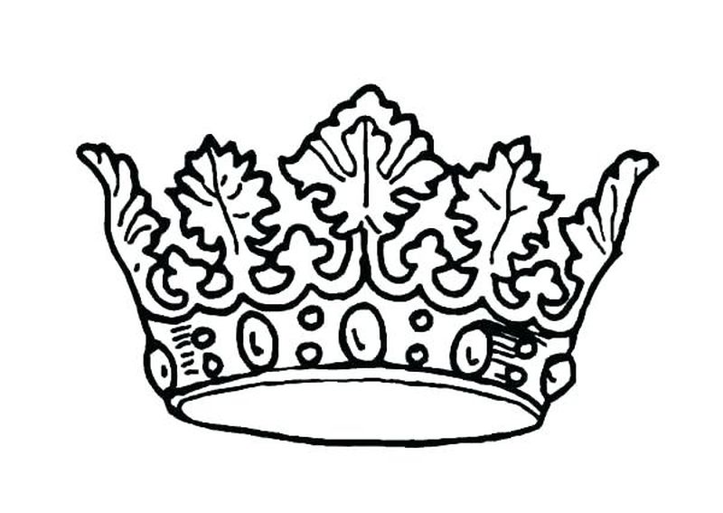 gambar sketsa mahkota raja hd