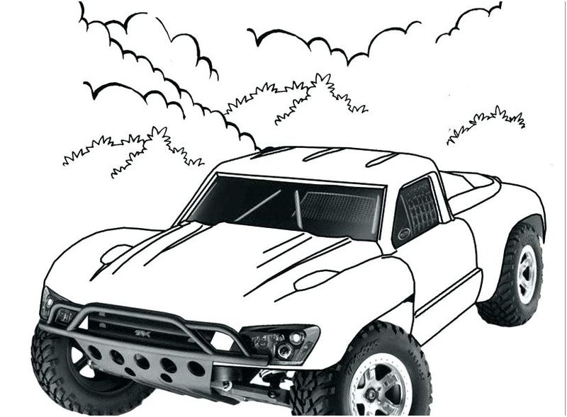 gambar sketsa mobil sport untuk diwarnai