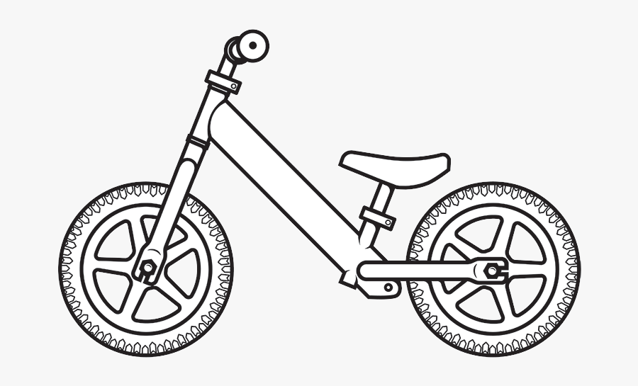 gambar sketsa sepeda anak