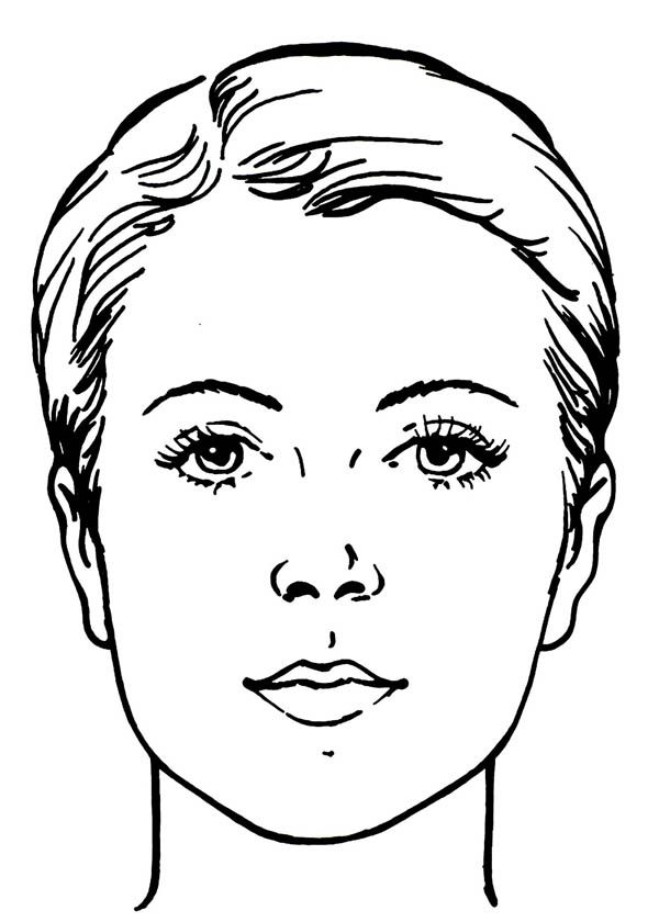 gambar sketsa wajah