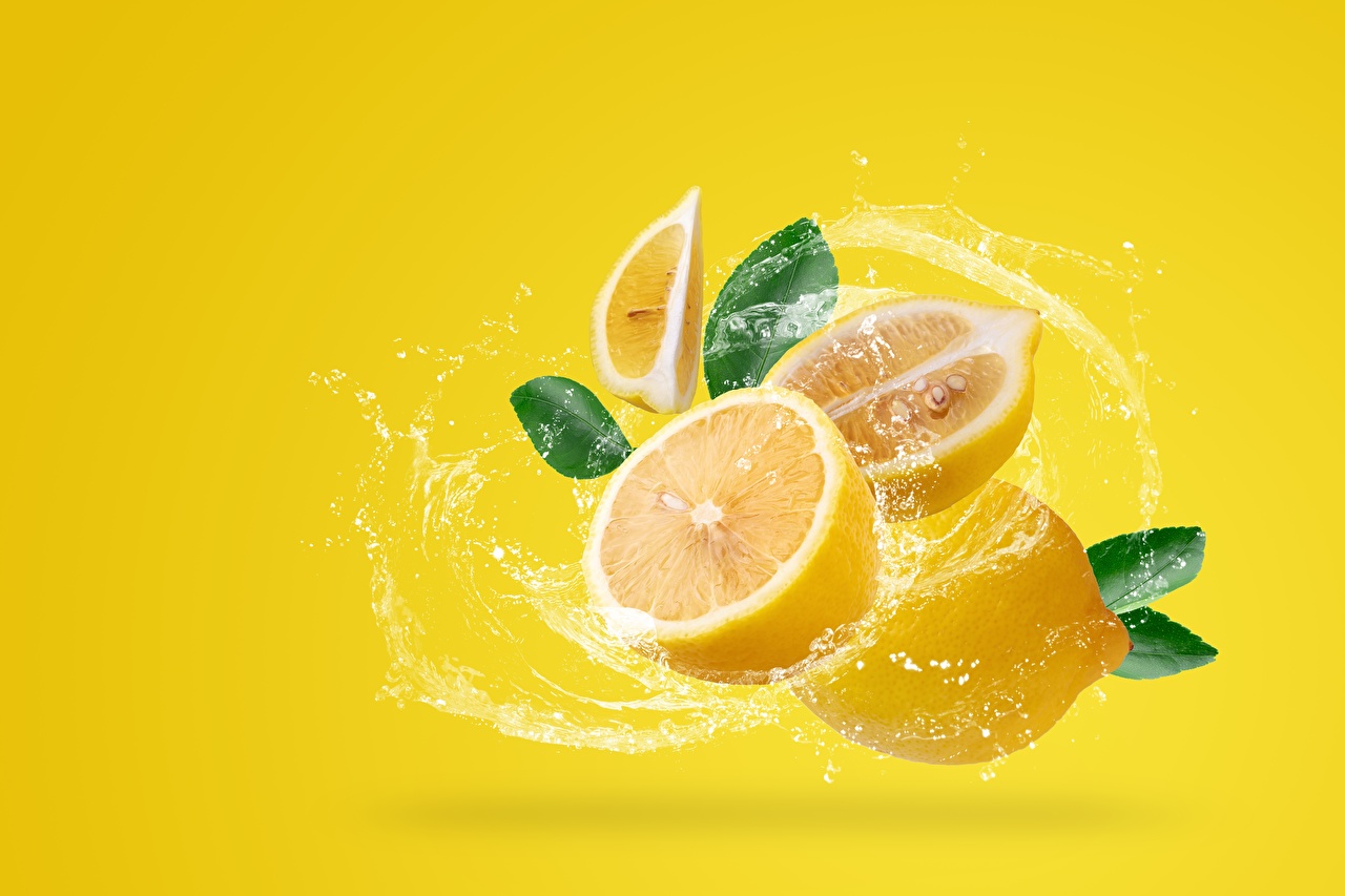 wallpaper gambar buah lemon hd