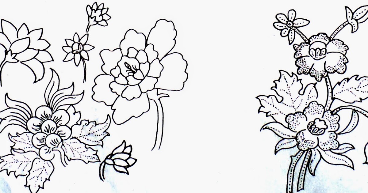 gambar hd sketsa flora