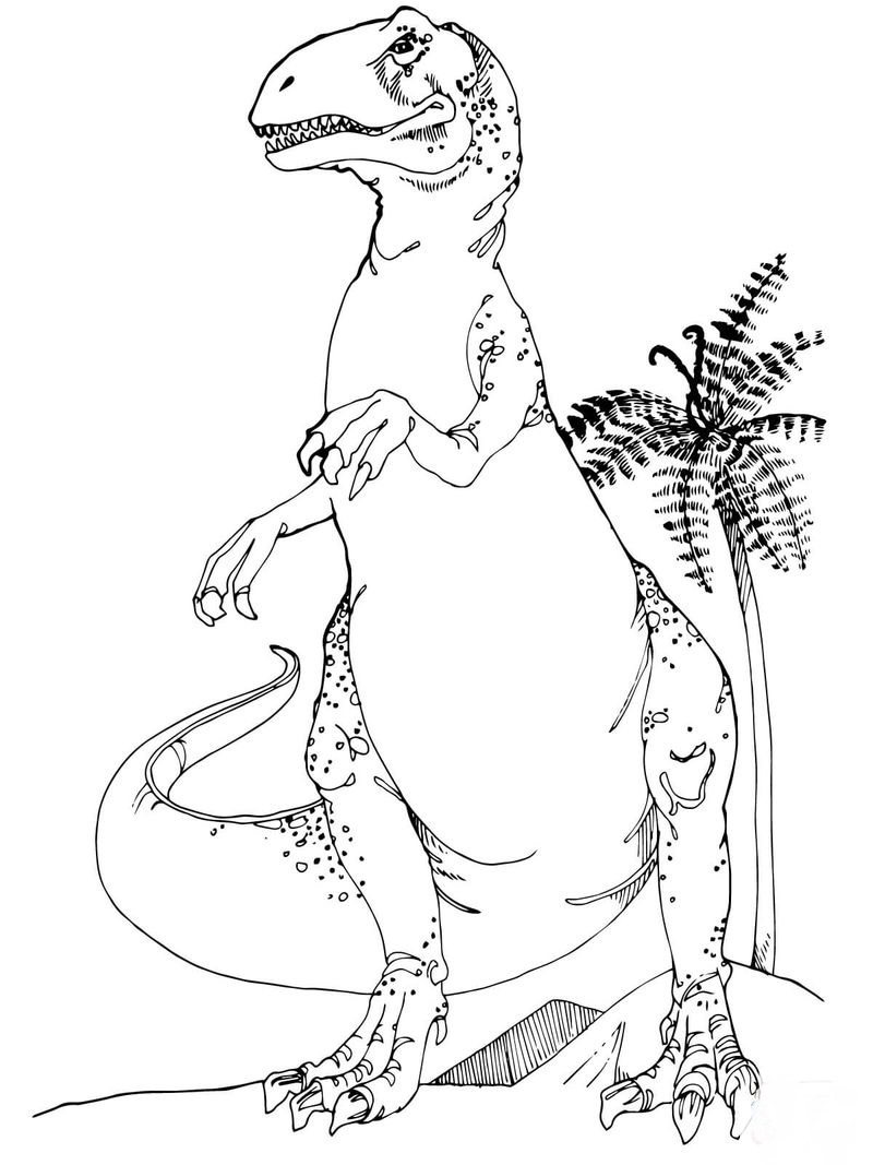 gambar png sketsa dinosaurus