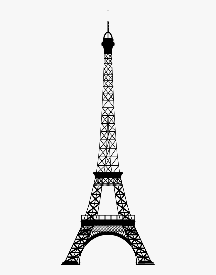 gambar sketsa menara Eiffel png