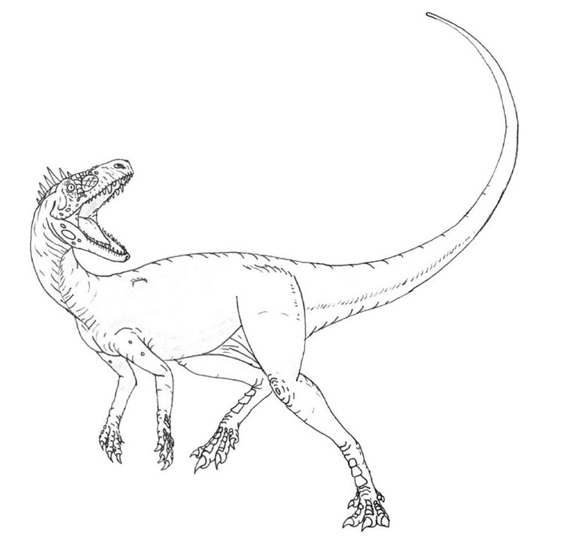 kumpulan hd gambar sketsa dinosaurus