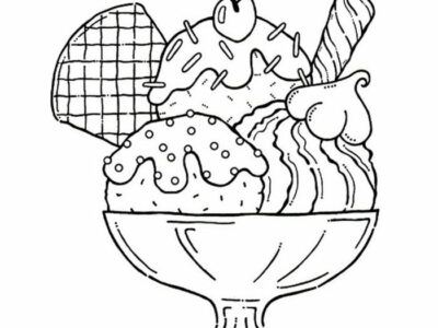 Gambar Untuk Mewarnai Es Krim