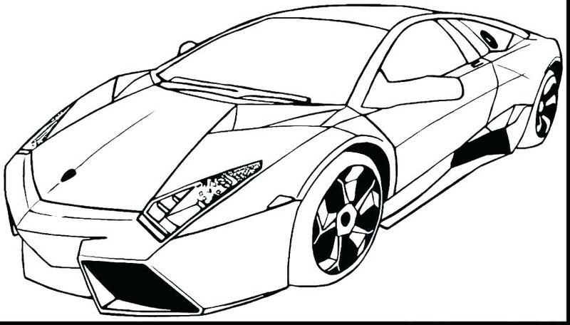 Printable Coloring Car Pages