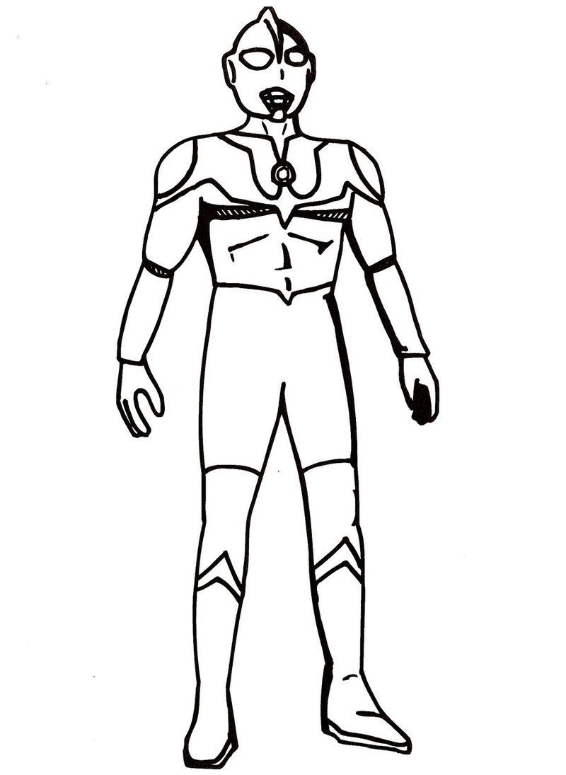 Gambar Ultraman Zero Untuk Mewarnai
