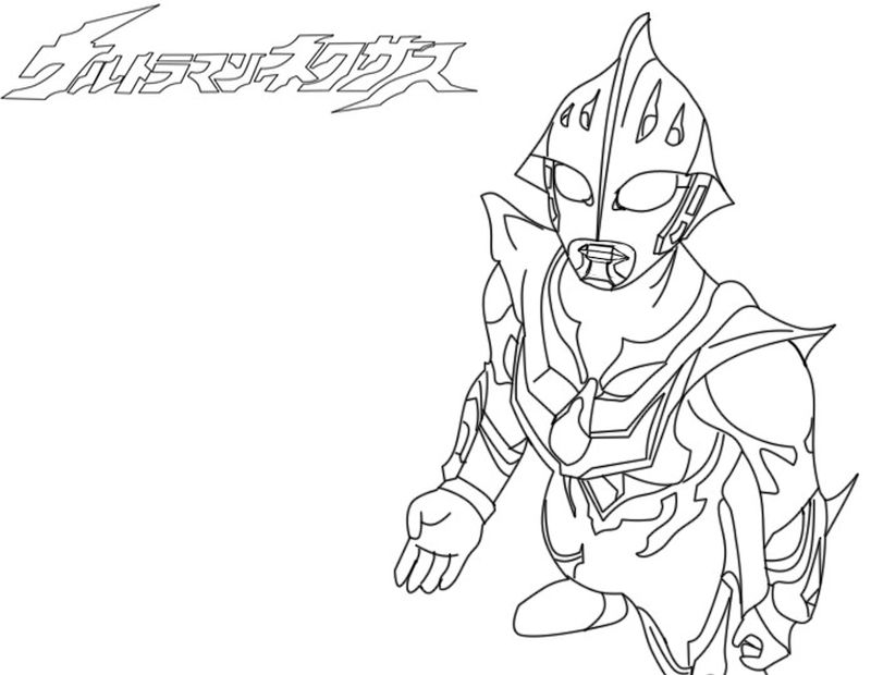 Hd Gambar Ultraman Zero Untuk Mewarnai
