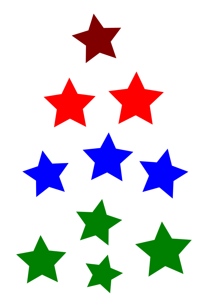 logo bintang vektor