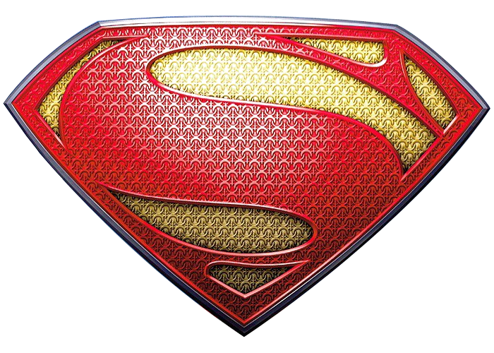 logo superman 3d png