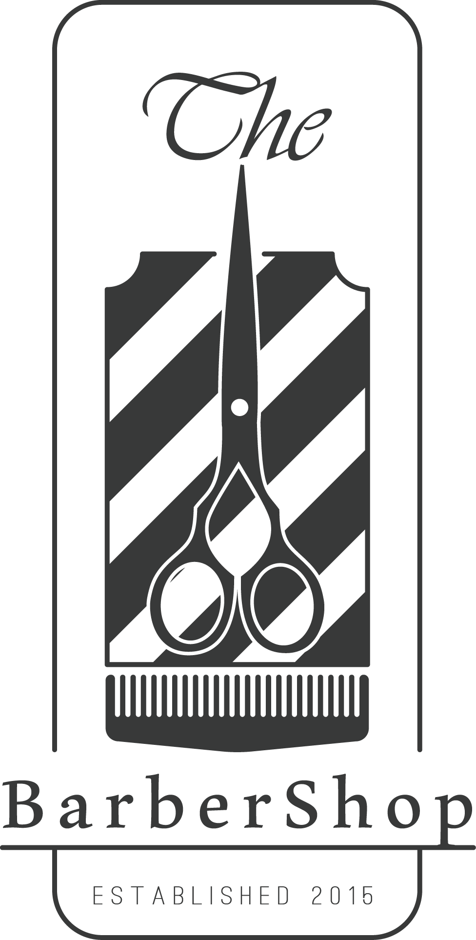 logo gunting barbershop
