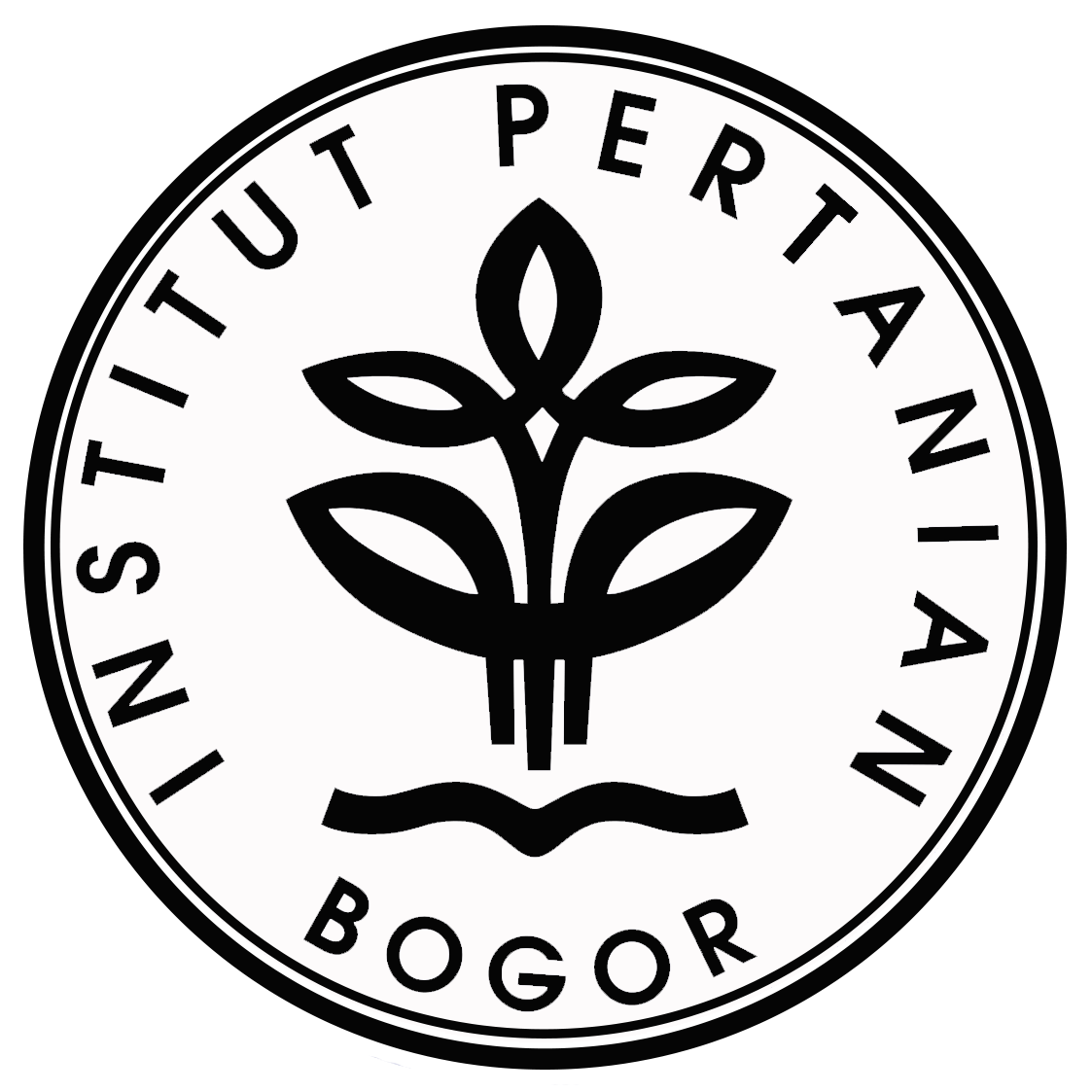 logo ipb hitam putih